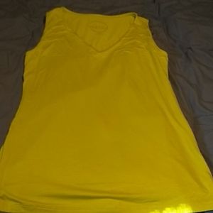 INC  Macy's sleeveless lime green top